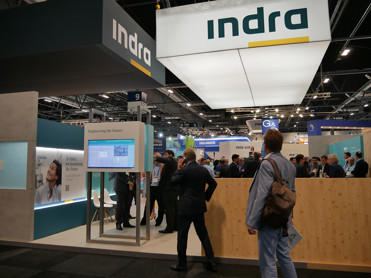 Stand de Indra en el World ATM Congress 2022