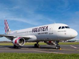 Avin Airbus A320 de la aerolnea Volotea.