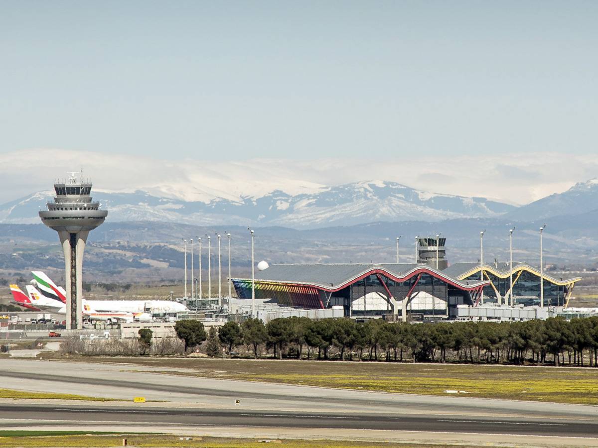 Zona exterior de la terminal del Aeropuerto Adolfo Surez Madrid-Barajas.