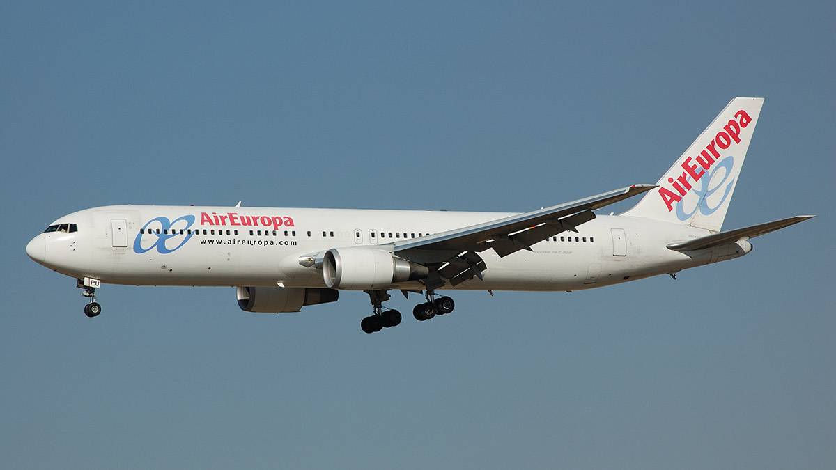 Boeing 767-300ER de Air Europa (foto Antonio Camarasa).