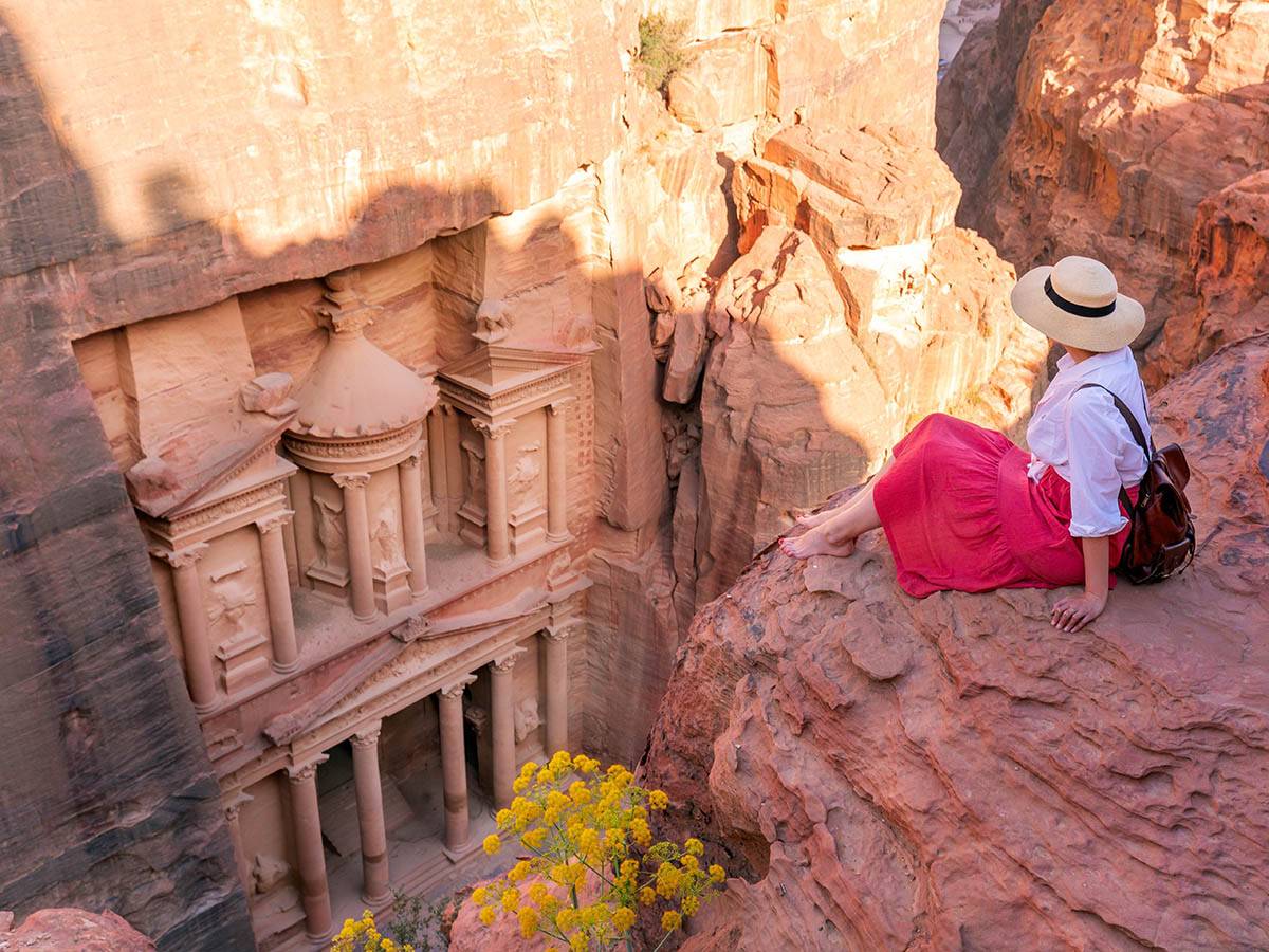 : Asentamiento de Petra (Jordania). Foto: Iberia