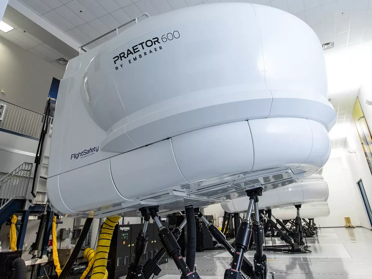 Simulador para los Embraer Praetor 500 y Praetor 600.