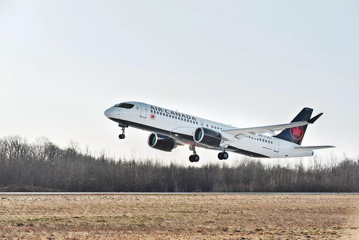 Avin de la aerolnea Air Canad. Foto: Airbus.