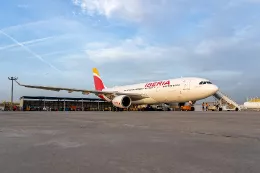 El A330-200 Buenos Aires con los colores de Iberia. (Foto Airbus)