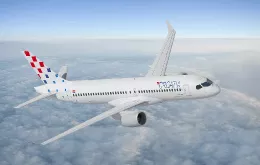 Airbus A220 de Croatia Airlines. Foto: Airbus