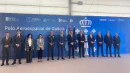 Acto de la firma de la incorporacin e Babcok Espaa al Polo Aeroespacial de Galicia.