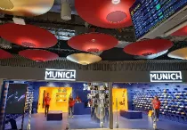 Imagen del nuevo local de la tienda MUNICH en la Terminal T4 del Aeropuerto Adolfo Surez Madrid-Barajas. Foto Aena.