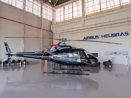 Airbus ACH125 en un hangar de Helibras. Foto: Helibras