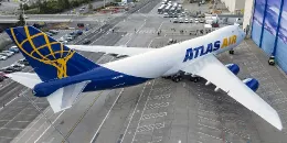 Este avin de Atlas Air es el ltimo Boeing 747 que se construye.