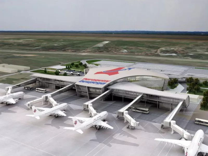 Nueva terminal del Aeropuerto Internacional Silvio Pettirossi de Asuncin (Paraguay).