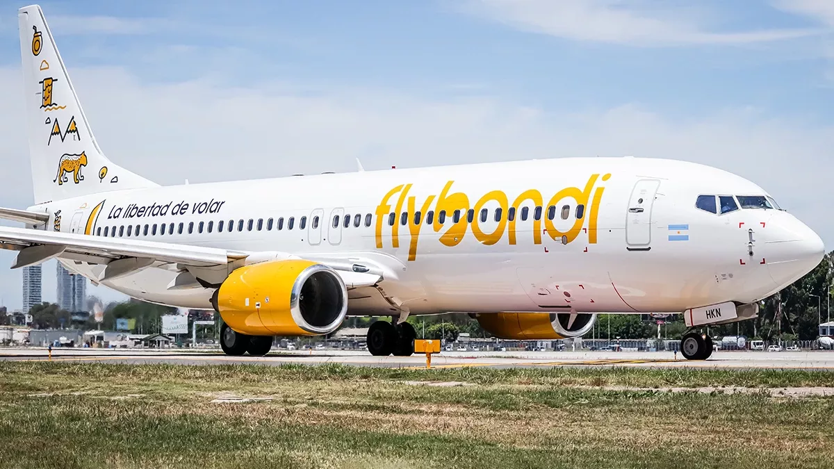 Flybondi tendr 17 Boeing 737NG hacia finales de este ao. Foto: Flybondi 