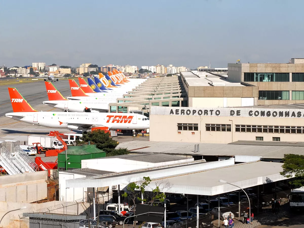 Aeropuerto de Congonhas en So Paulo.