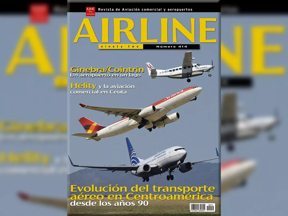 Portada del nmero 414 de la revista Airline Ninety Two de junio de 2023.