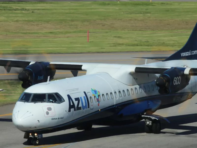 Avin ATR 72-600 de la aerolnea Azul.