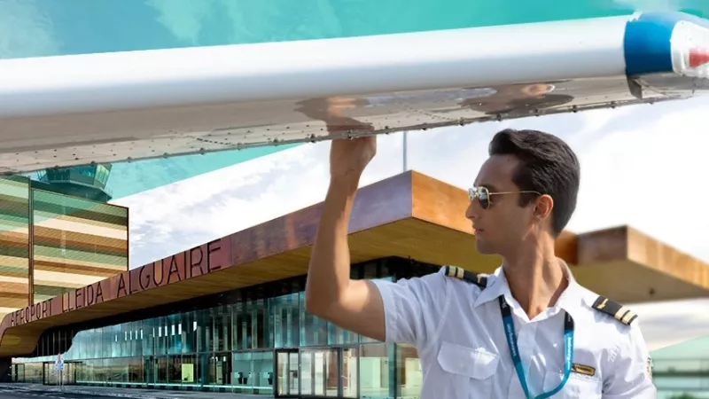 Aeropuerto Internacional de Lleida-Alguaire. 