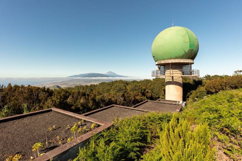 Radar de ENAIRE en Taborno (Tenerife).