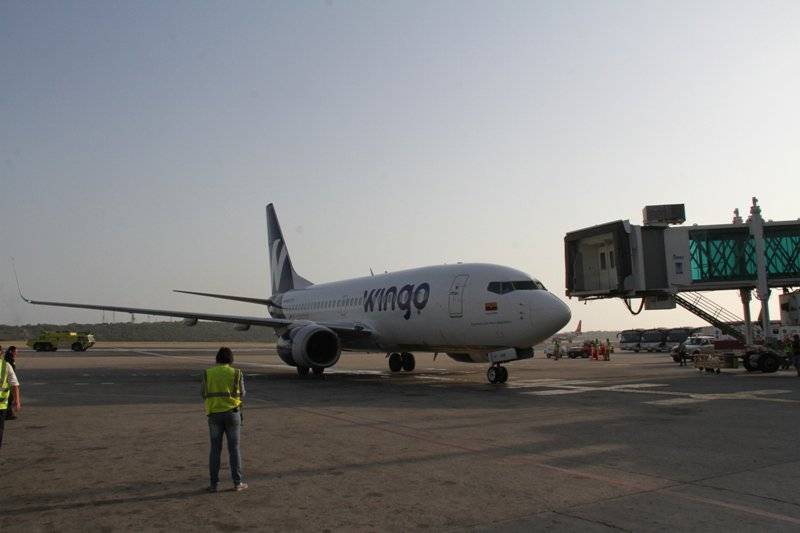 Boeing 737-800 NG de Wingo en el aeropuerto internacional Simn Bolvar - Maiqueta. (Foto: Wingo)