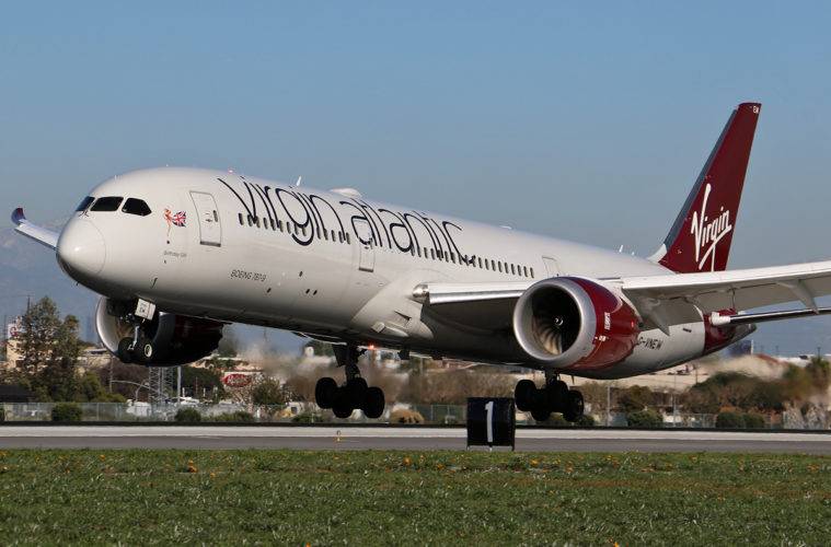 787 de Virgin Atlantic.