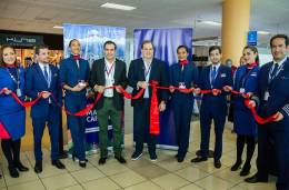 Manuel van Oordt, CEO de LATAM Airlines Per, durante el acto protocolar de apertura de la ruta Lima (LIM) - Caracas (CCS).