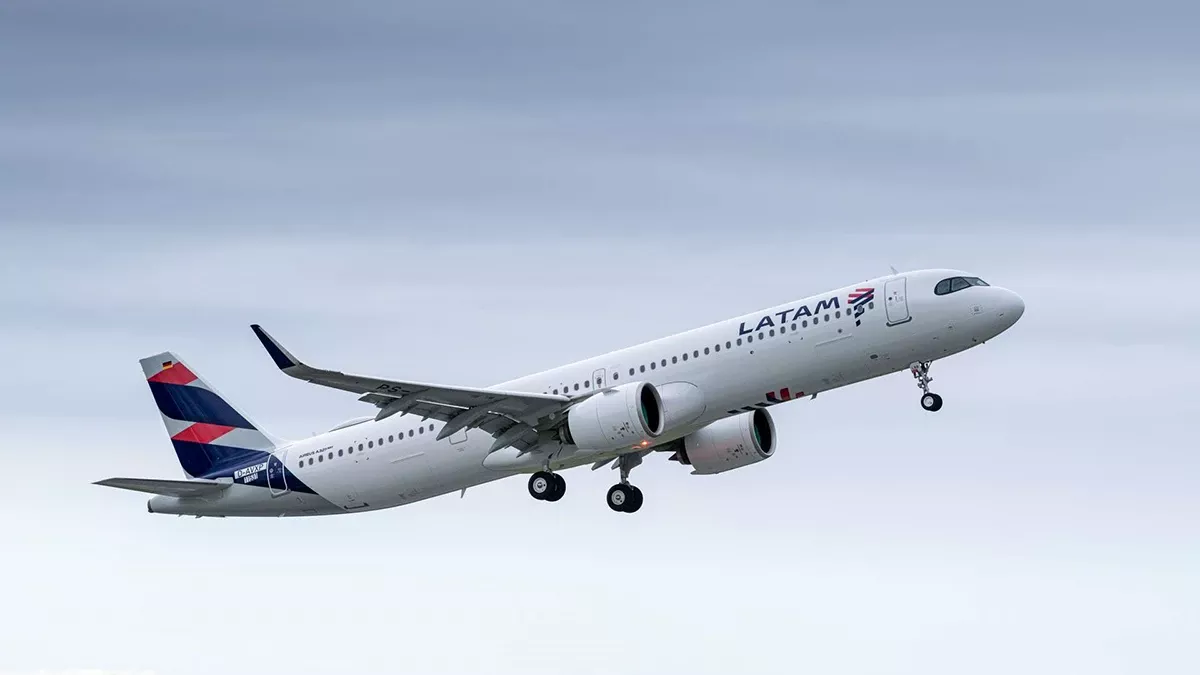 Primer A321neo de Latam. Foto: Airbus