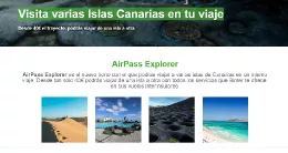 Web de Binter de Airpass Explorer.