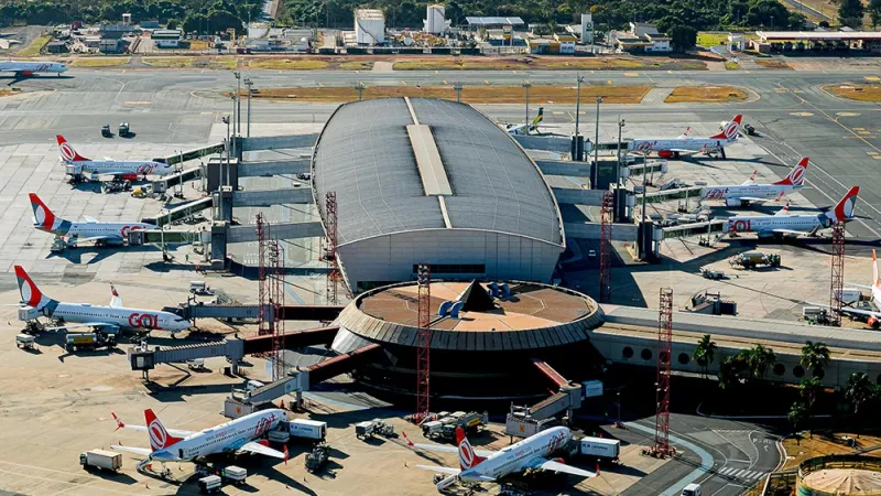 Aviones de Gol Linhas Areas en el Aeropuerto de Brasilia.