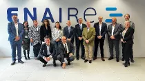 Foto de grupo tras la reunin de las delegaciones de Enaire y AirNav Ireland.