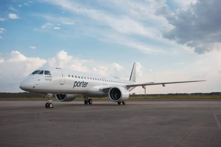 E195-E2 de la canadiense Porter Airlines.