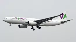 Airbus A330 de Wamos Air. Foto: Antonio Camarasa