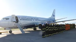 Boeing 737 Fireliner en la provincia de Santiago del Estero.