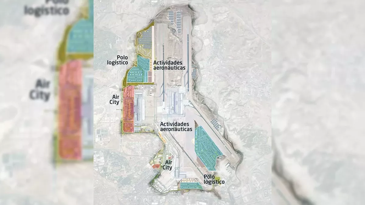 era de la futura Ciudad Aeroportuaria Adolfo Surez Madrid-Barajas. Foto: Aena