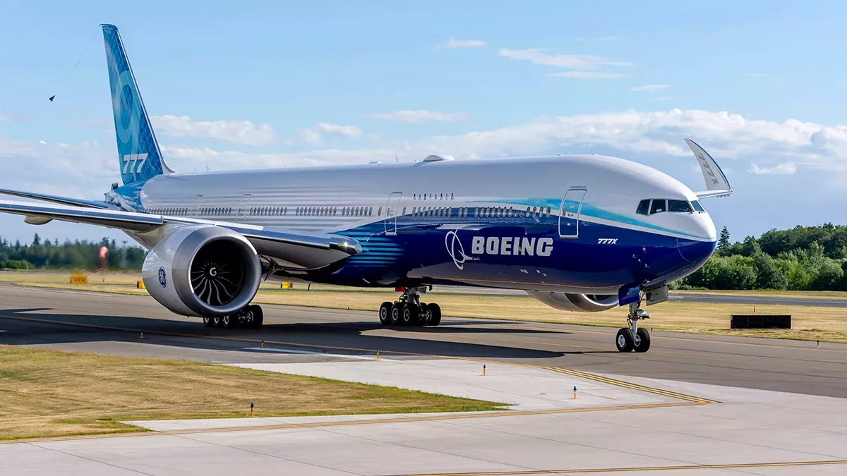 B777X realiz su primer vuelo en Enero de 2020.