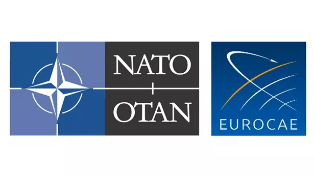 Imagen con los logos de la OTAN y de EUROCAE.