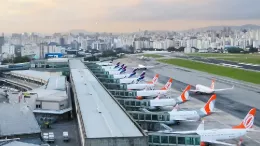 Imagen del aeropuerto domstico sudamericano de Congonhas, en Sao Paolo.