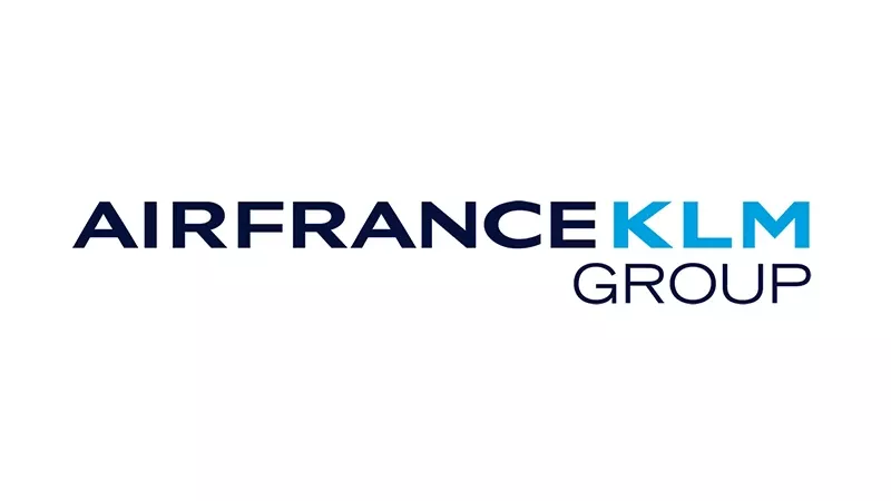 Imagen del logo de Air France-KLM con fondo blanco.