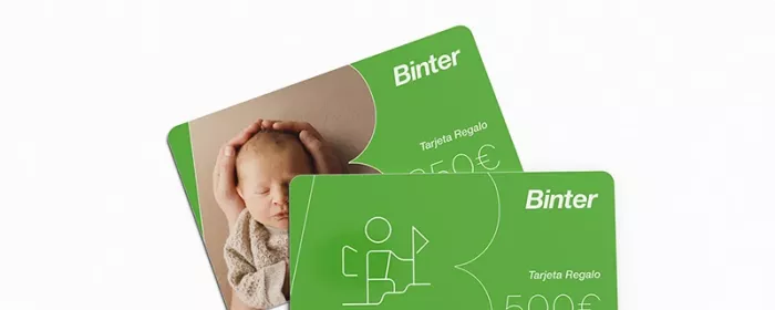 Imagen de la tarjeta regalo digital de Binter. 