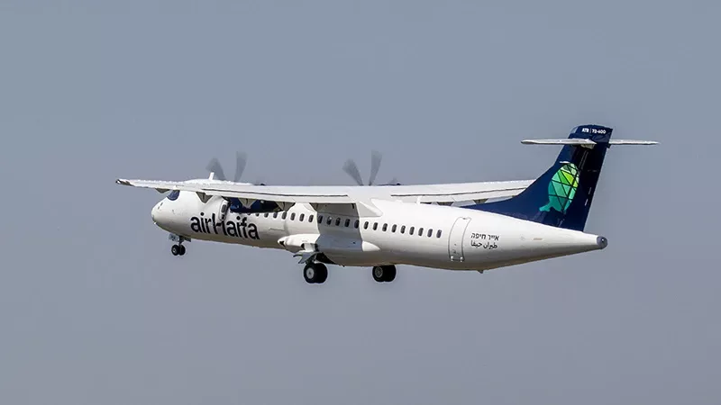 El primer ATR 72-600 de AirHaifa.