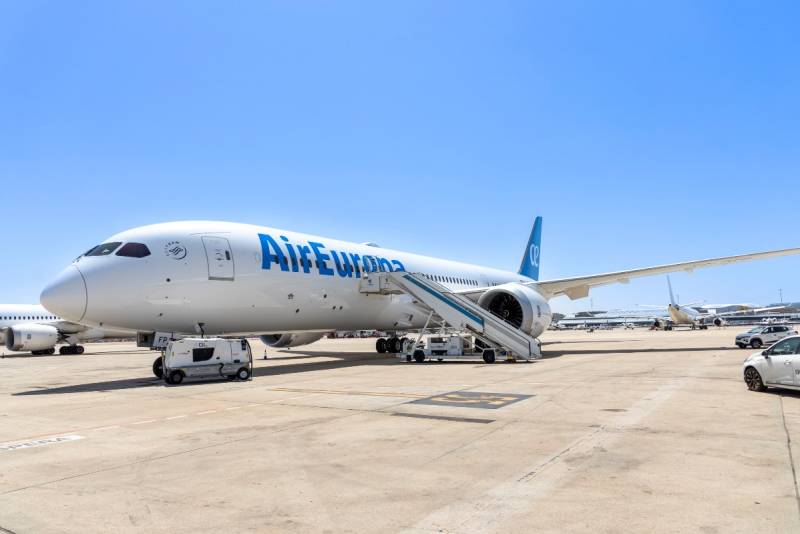 El nuevo 787-9 de Air Europa.