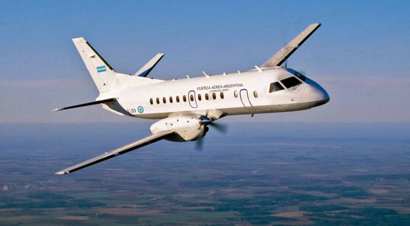 La Fuerza Area Argentina operaba Saab 340 para LADE.