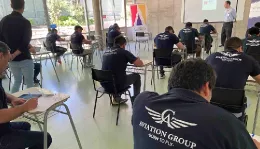 Clase de TMA de Aviation Group en Santiago de Chile. Foto: Aviation Group