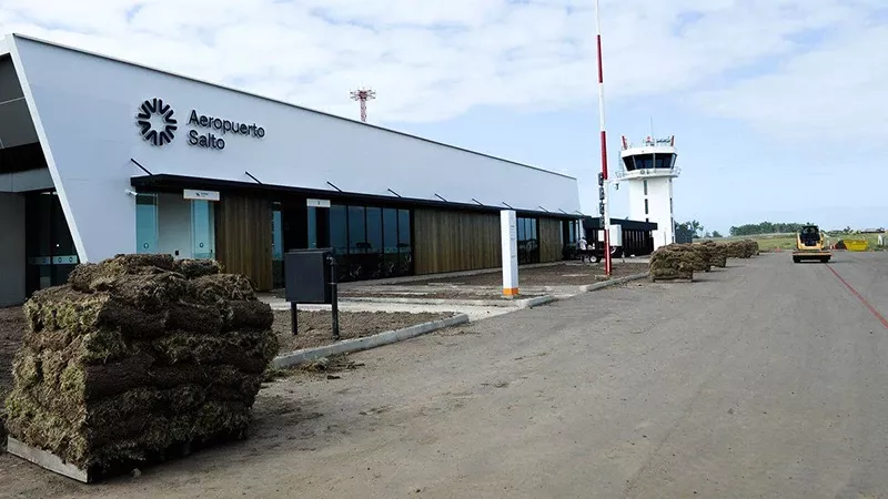 Edificio del Aeropuerto de Salto en Uruguay. 