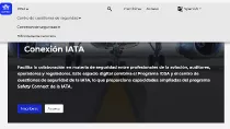 Imagen de la web de IATA Connect