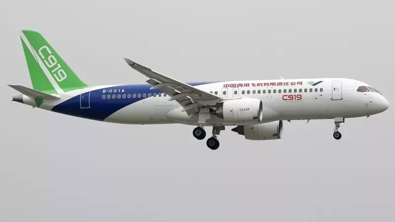 Avin COMAC C919. Foto: COMAC