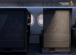 Nuevos acabados de las cabinas de los Airbus A350 de Singapore Airlines. Foto: Singapore Airlines