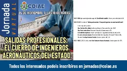 Jornada Salidas profesionales: El Cuerpo de Ingenieros Aeronuticos del Estado.