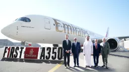 Airbus A350 de la aerolnea Emirates. Foto: Emirates