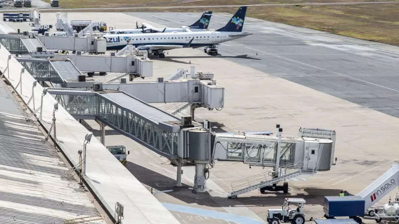 Aeropuerto Internacional Marechal Rondon de Vrzea Grande, cerca de Cuiab, la capital del estado de Mato Grosso.