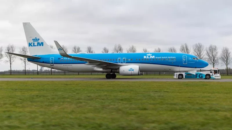 Avin de la aerolnea KLM en pista. Foto: KLM