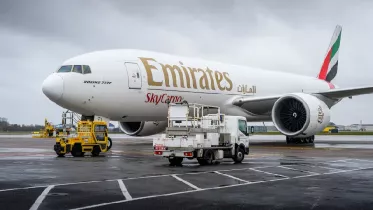 Avin Boeing 777 carguero de Emirates SkyCargo. Foto: Emirates