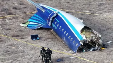 Aeronave Embraer E190 de Azerbaiyn Airlines derribado presumiblemente por fuego antiareo el pasado 25 de enero.